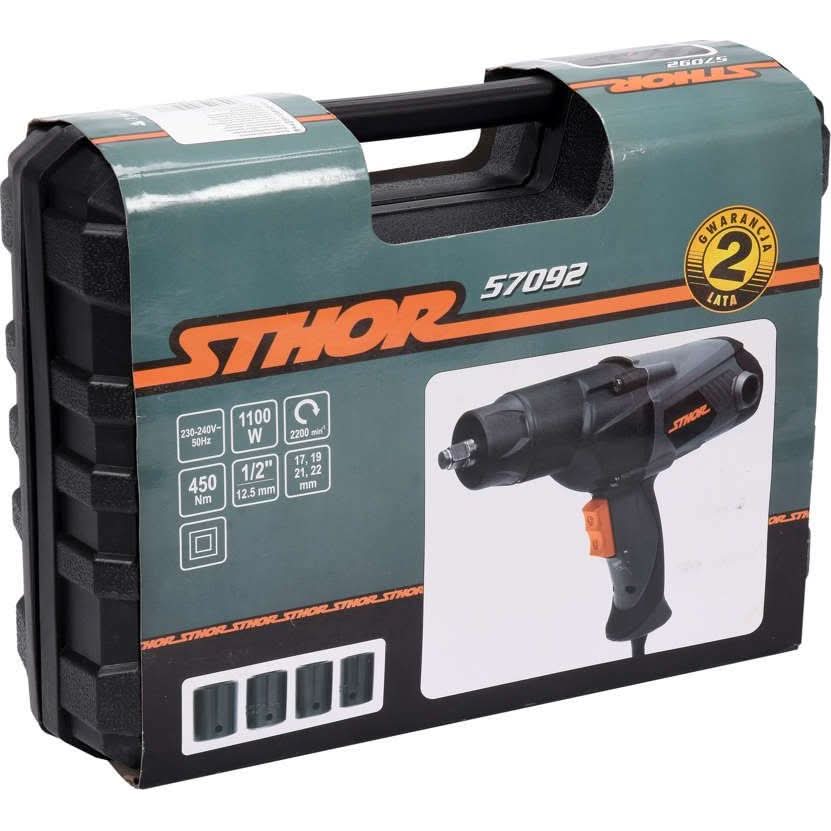 Set Pistol Impact Electric Sthor 1/2,1100W, 450Nm - ZEP.RO - Ți-e la îndemână!
