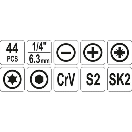 Geantă cu scule Yato YT-39280, 44 piese - ZEP.RO - Ți-e la îndemână!