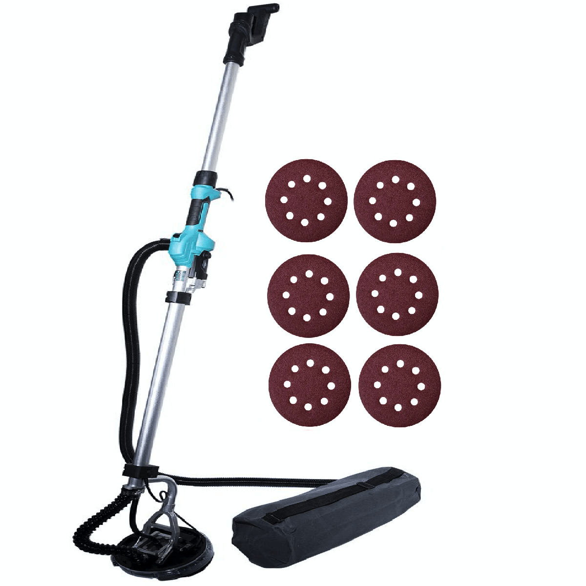 Slefuitor Pereti Extensibil Cu Aspirator Detoolz Dz-C218, 750W, 1700Rpm, Iluminare Led - ZEP.RO - Ți-e la îndemână!