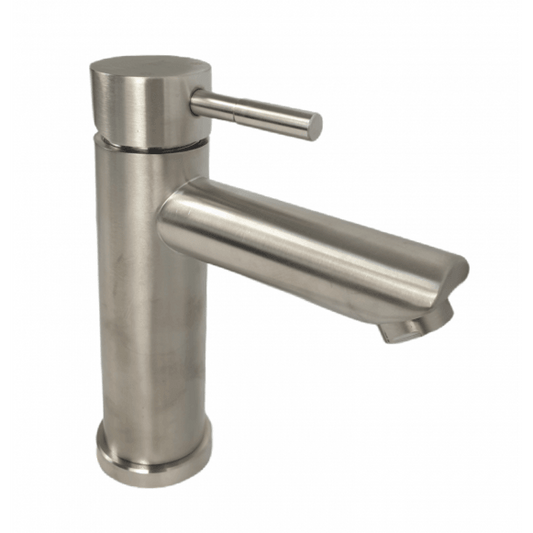 Baterie lavoar MIXXUS SUS-001-A din otel inoxidabil, Monocomanda, Racorduri incluse - ZEP.RO - Ți-e la îndemână!