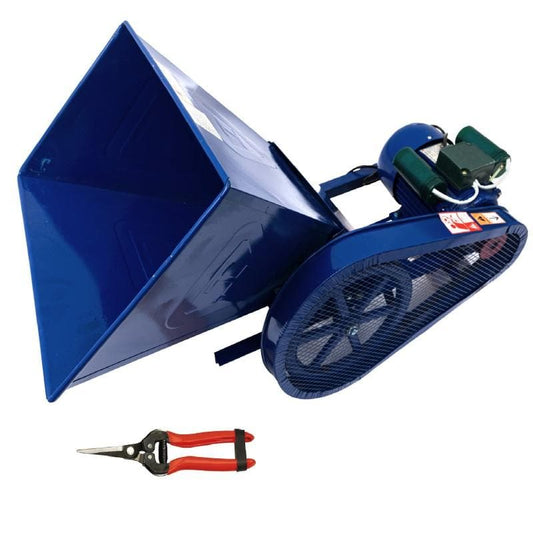 Zdrobitor fructe electric 500 Kg/ora, 1100W, Model 2019, Micul Fermier ( tocator mere si pere ) + Foarfeca Gradina CADOU (GF-0895) - Ro-Unelte