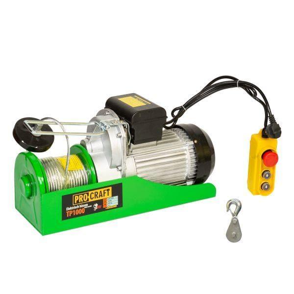 Scripete Procraft Tp-1000, 1600W, 1000Kg, Troliu Macara Electrica - Palan Elevator - ZEP.RO - Ți-e la îndemână!