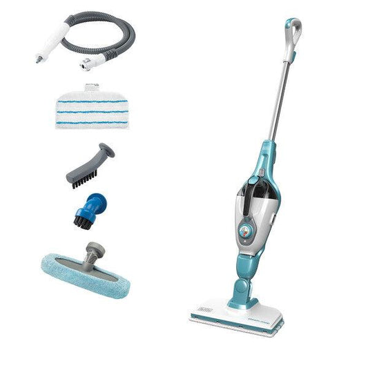 Mop cu aburi, 7 in 1, 1300 W, 0.5 l, autonomie 20 min, SteaMitt, Black & Decker - ZEP.RO - Ți-e la îndemână!