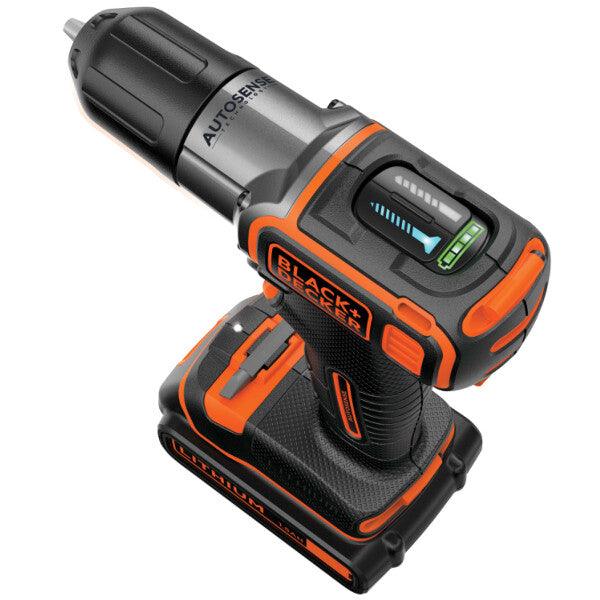 Masina de gaurit si insurbat Black & Decker ASD18KB-QW, 18 V, Li-Ion, 1.5 Ah, 800 rpm - ZEP.RO - Ți-e la îndemână!