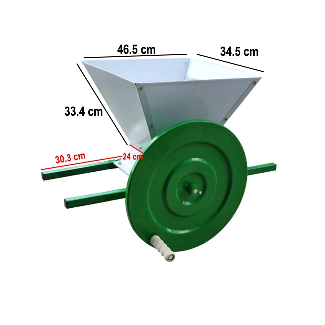 Zdrobitor manual de struguri, tamburi aluminiu - ZEP.RO - Ți-e la îndemână!